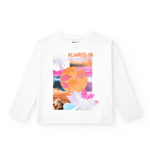 MASIKA SUN LOVER KNIT T-SHIRT