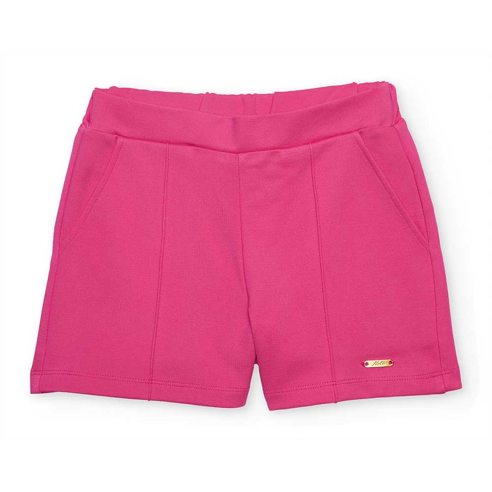 Pantaloncini della Linea Abbigliamenro Bambina Nath Kids, in tessuto morbido, con elastico in vit...