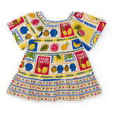 DRESS MANGO FRUITMARKET - NATH KIDS - Sesso: Bambina - Colore: Giallo - Stagione: Primavera-Estate