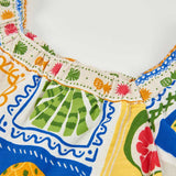 DRESS MANGO FRUITMARKET - NATH KIDS - Sesso: Bambina - Colore: Giallo - Stagione: Primavera-Estate