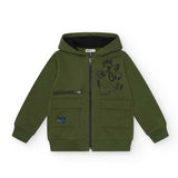 FULL ZIPPED HOODIE CROSS CITY EXPLORER - NATH KIDS - Colore: uni - Stagione: Autunno-Inverno