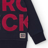 SWEATSHIRT KURT RECORD STORE - NATH KIDS - Colore: Blu - Stagione: Autunno-Inverno