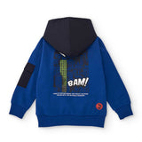 HOODIE JURASSIC JURASSIC TOWN - NATH KIDS - Colore: Blu - Stagione: Autunno-Inverno