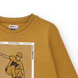 SWEATSHIRT CHELSEA NEW YORK SKATERS - NATH KIDS - Colore: Giallo - Stagione: Autunno-Inverno