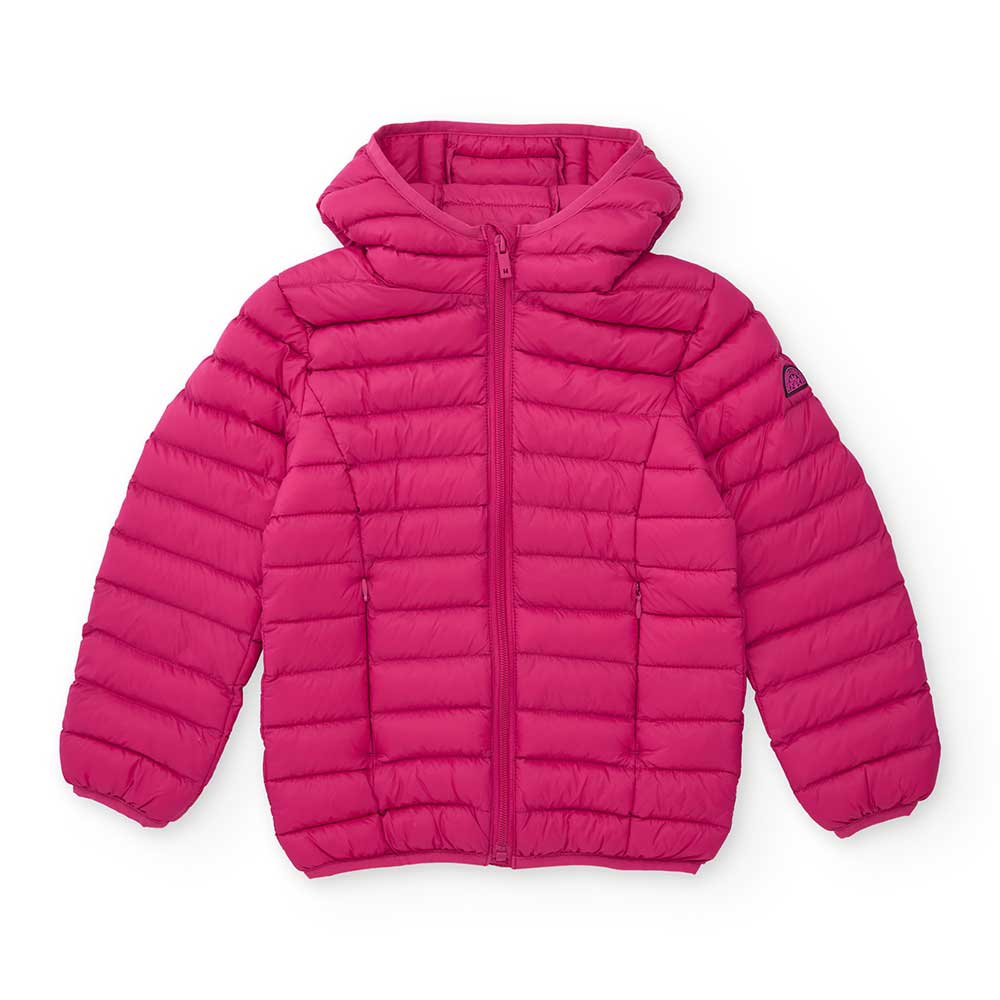 Blouson léger de la ligne Vêtements Fille Nath Kids, avec capuche et pochette intérieure pour fer...