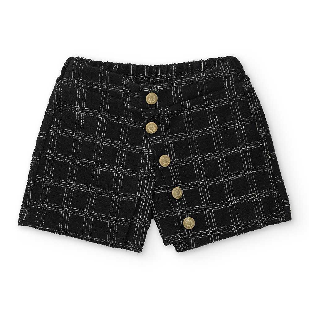 Top de la ligne de vêtements pour fille Nath Kids, avec une coupe asymétrique à l'épaule et un nœ...