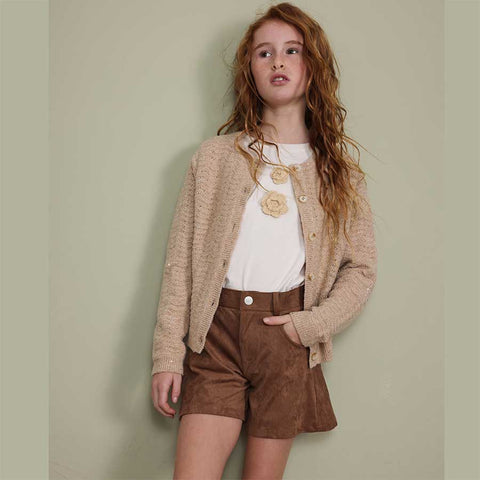 SHORTS EFFETTO SCAMOSCIATO