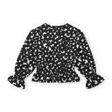 PULL À MANCHES LONGUES À MOTIFS FLORAUX