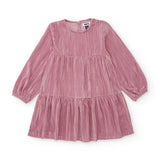 VESTITO VELLUTO ROSA