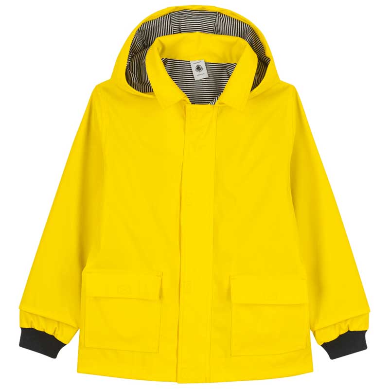 
Waxed jacket from the Petit Bateau children's clothing line with practical and refined details: ...