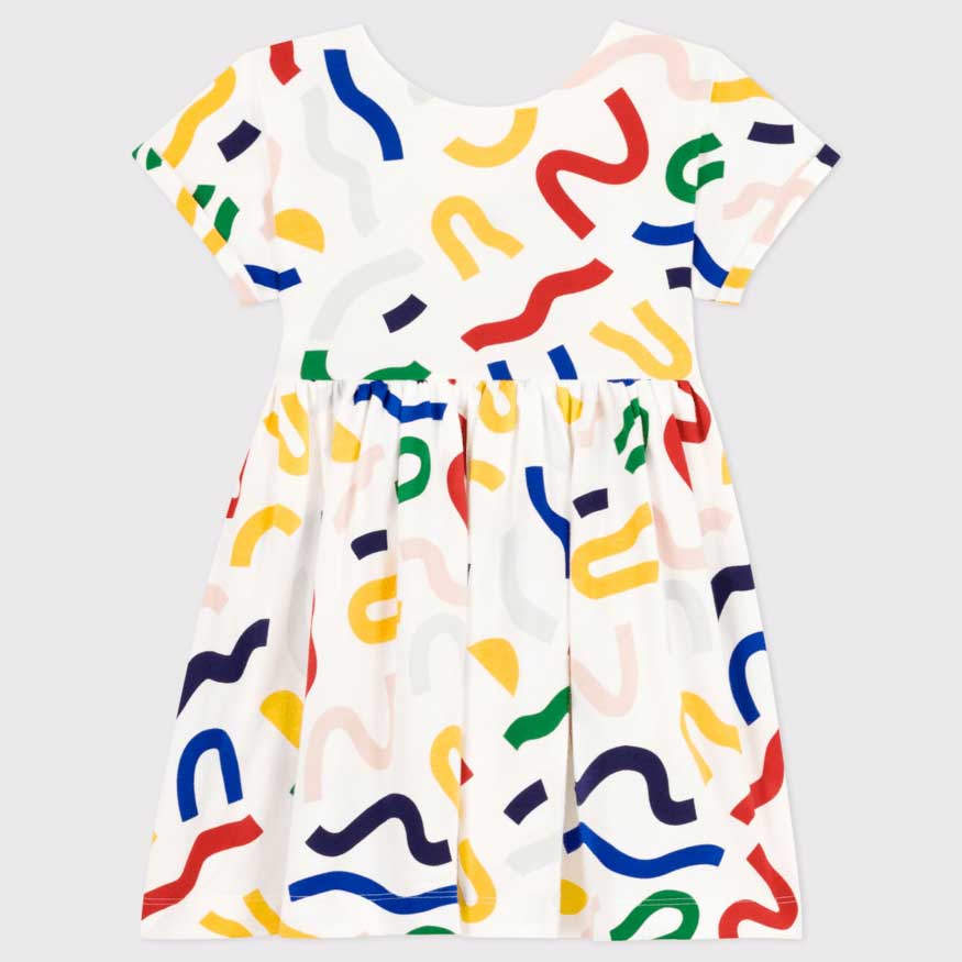 
Short-sleeved dress in light fleece from the Petit Bateau Girls' Clothing Line.
Loose dress, wit...