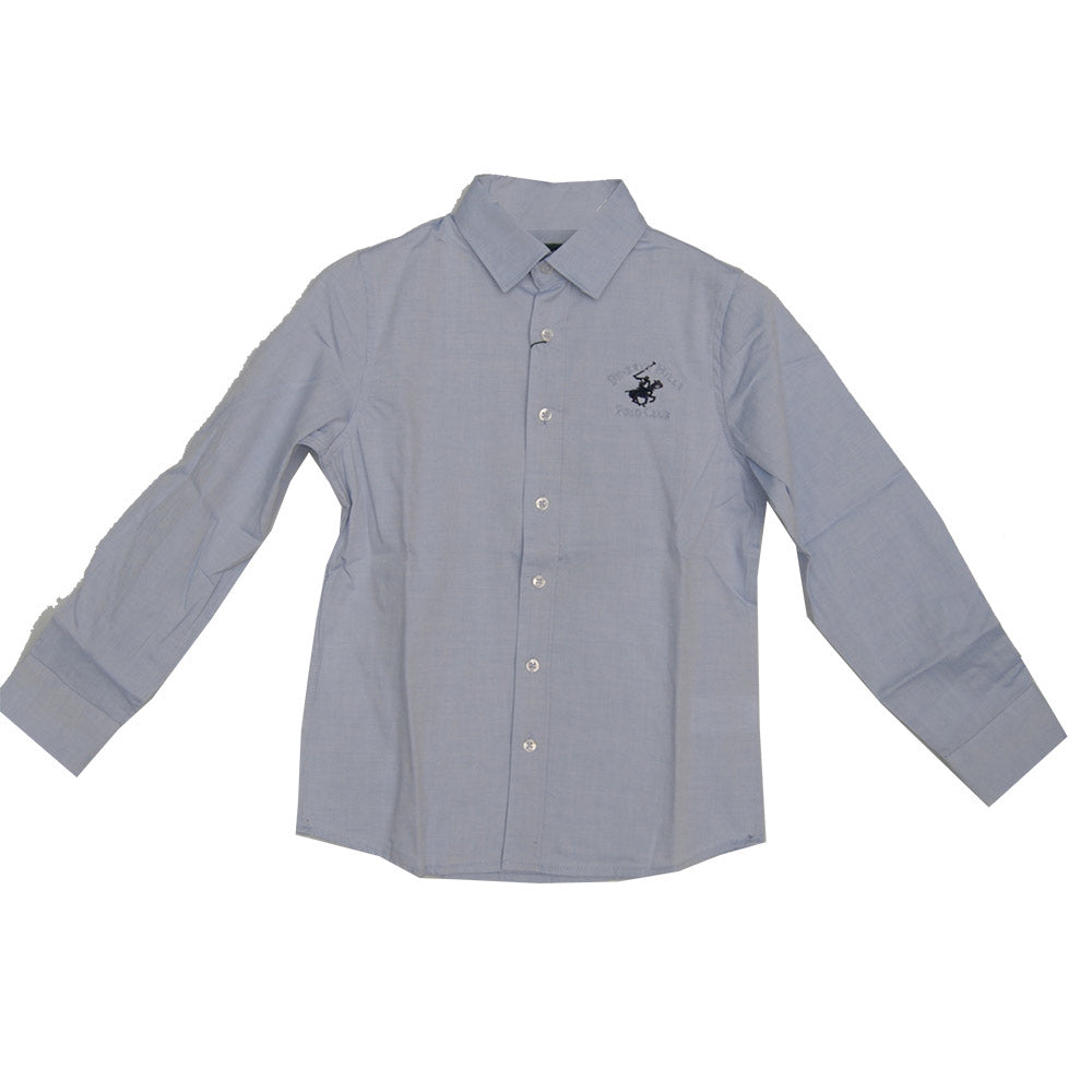 Chemise de la ligne vêtements enfant Beverly Hills Polo Club. Uni avec broderie sur le devant.

 ...