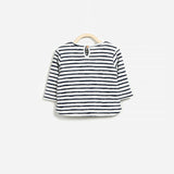 Pull en jersey rayé