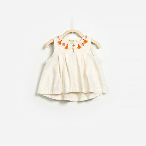 Débardeur en jersey flammé