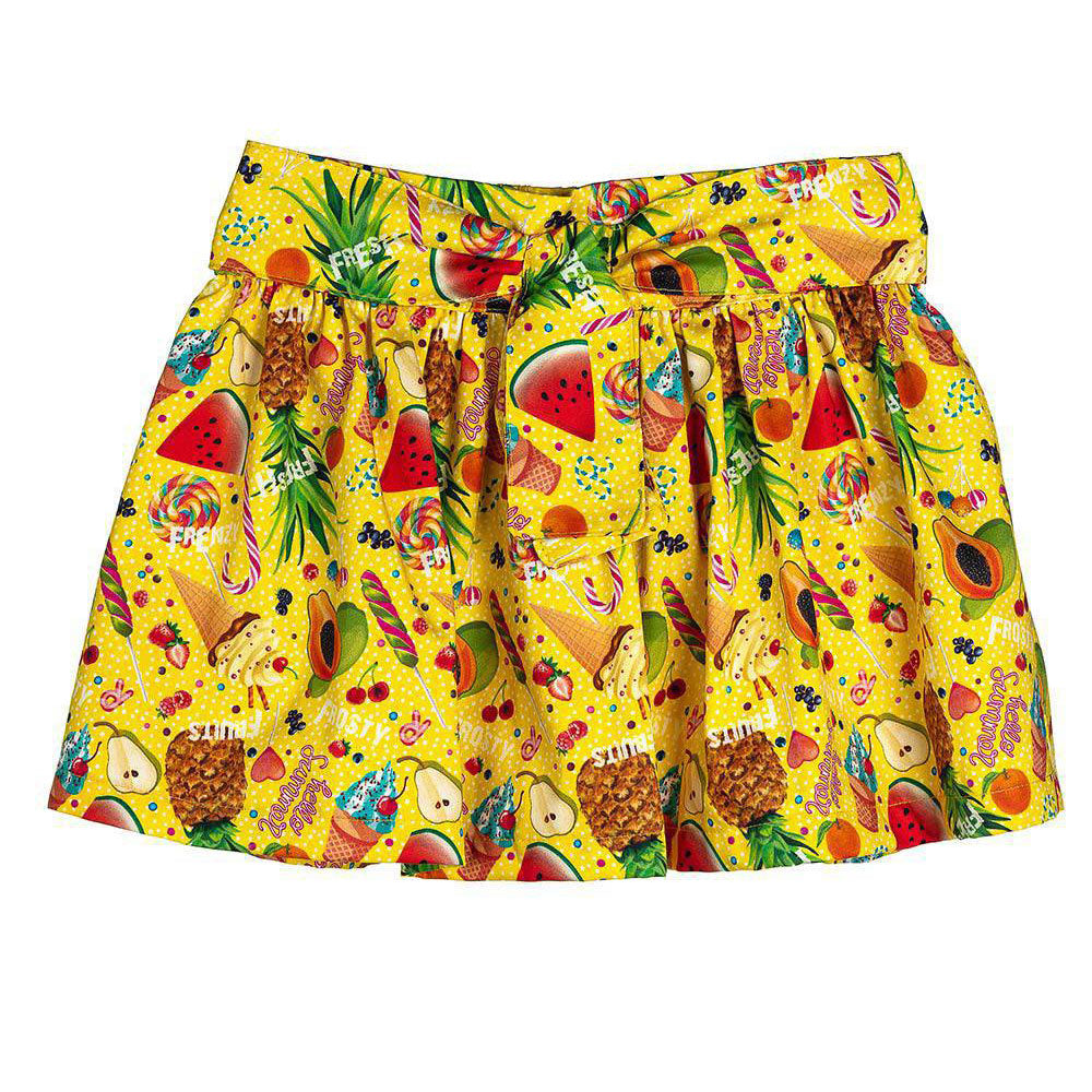 Jupe de la ligne de vêtements pour fille Rosalita Senoritas, avec un nœud à la taille et un motif...