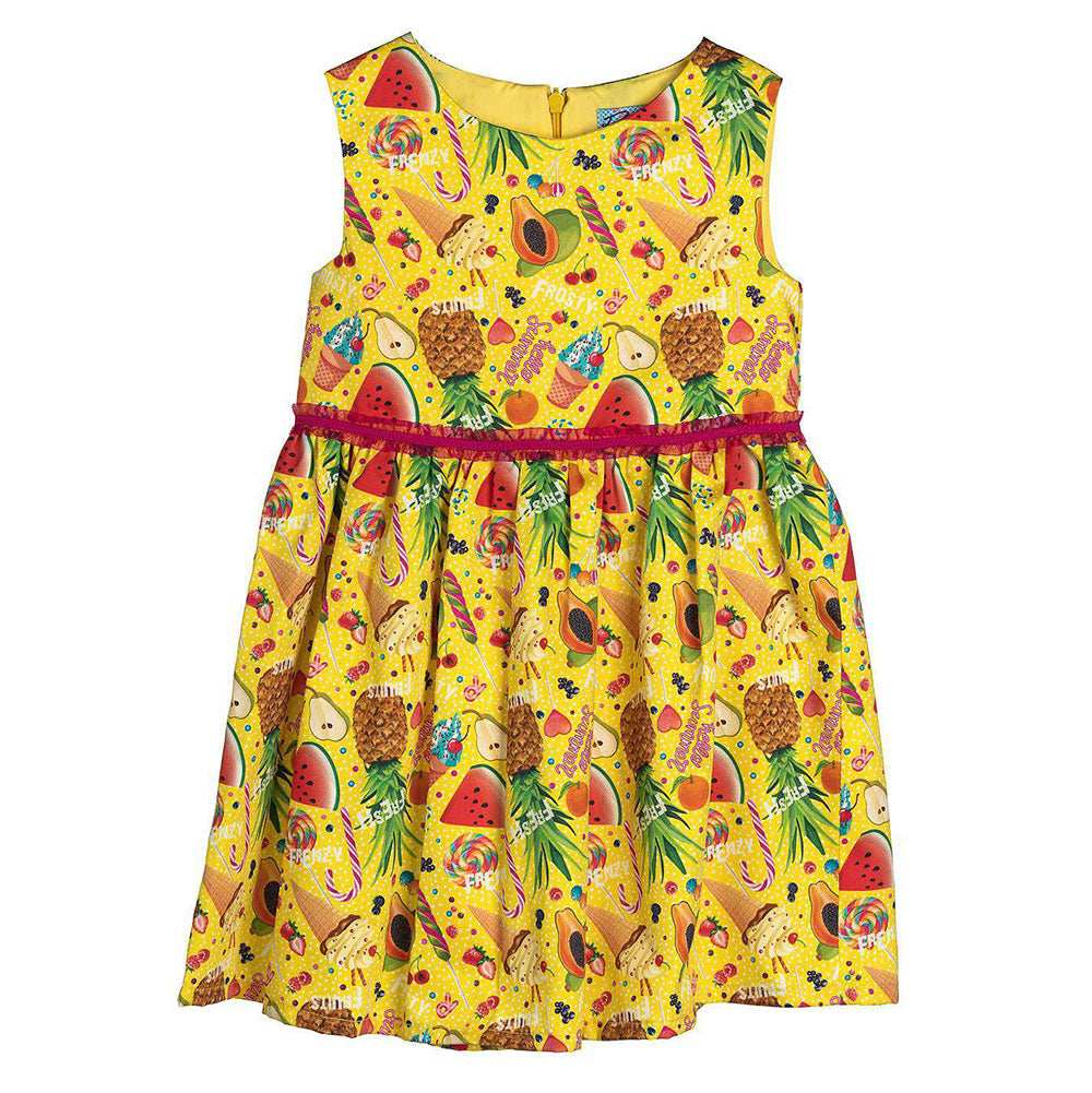 Robe de la ligne vêtements fille Rosalita Senoritas, avec bretelle en tulle et jupe ample.
Sans m...