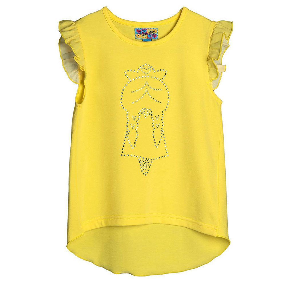 Top de la ligne vêtements babina Rosalita Senoritas, avec volant sur les bretelles et strass sur ...