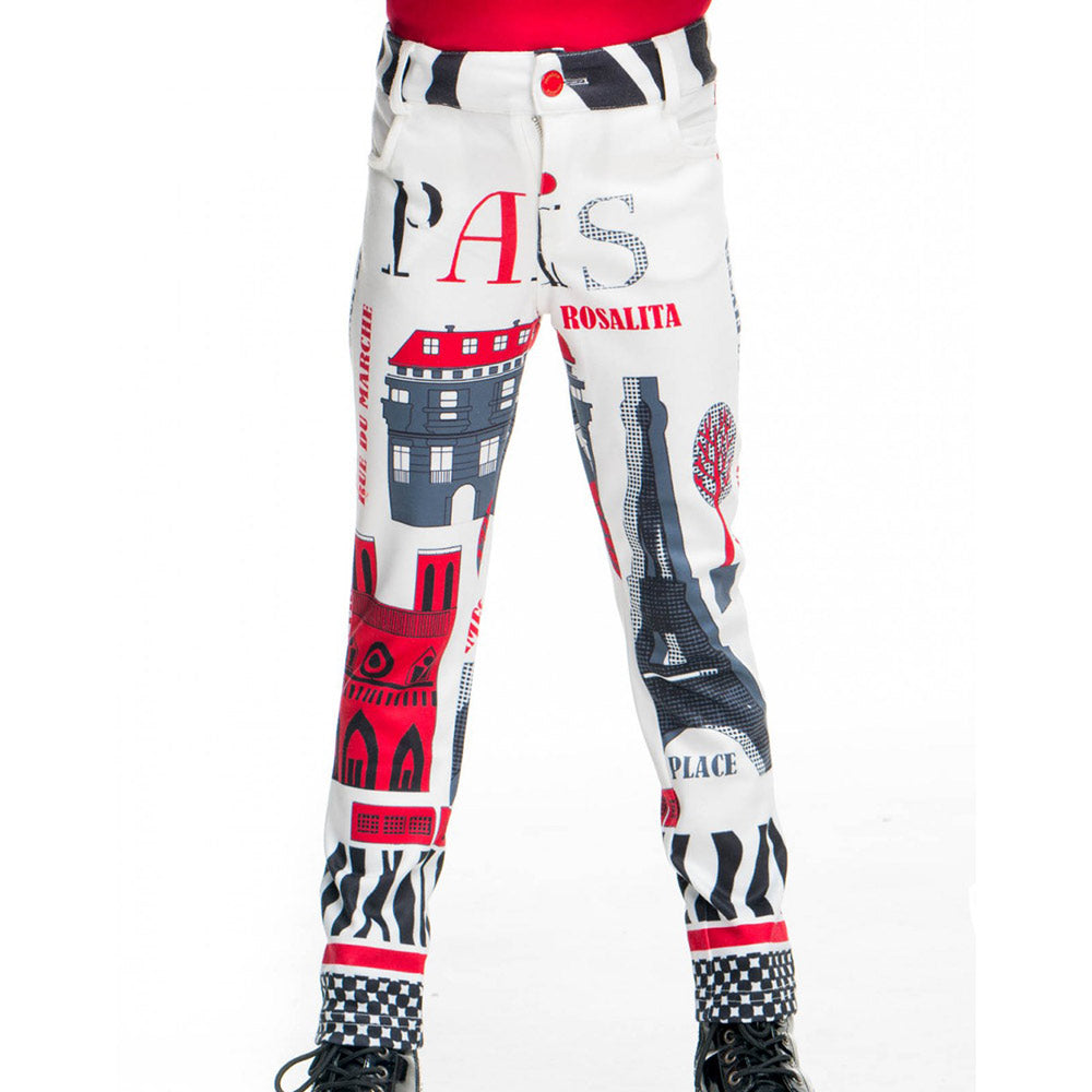 Pantalon de la ligne vêtements fille Rosalita Senoritas modèle régulier
  avec petites poches et ...