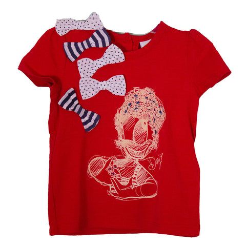 T-SHIRT IDISI - SILVIAN HEACH - Sesso: Bambina - Colore: Rosso - Stagione: Primavera-Estate