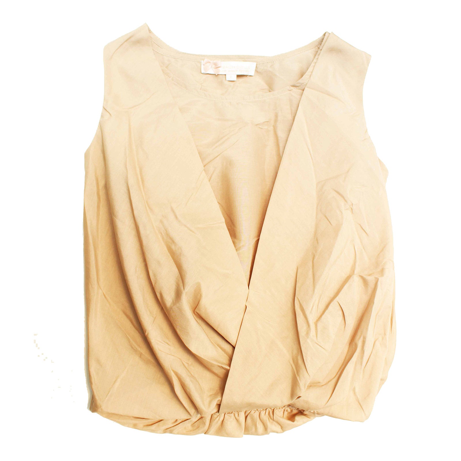 Blouse de la ligne vêtements fille Silvian Heach avec élastique au bas ; devant avec encolure ron...