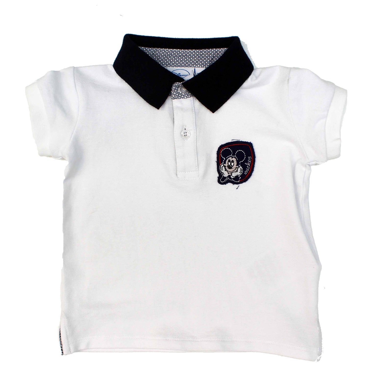 Polo de la ligne vêtements enfant Silvian Heach à manches courtes avec fentes sur les côtés, appl...