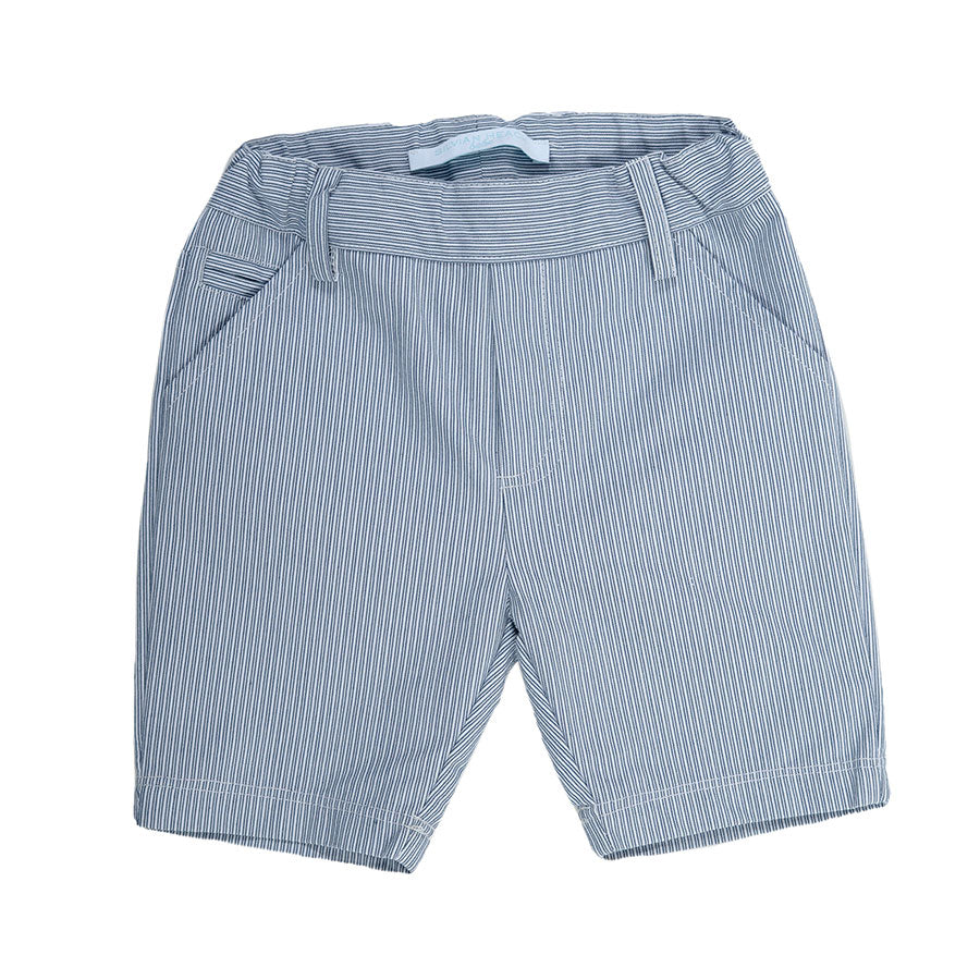 Bermuda de la ligne vêtements enfant Silvian Heach, motif rayé dans les tons
  de bleu ; petites ...