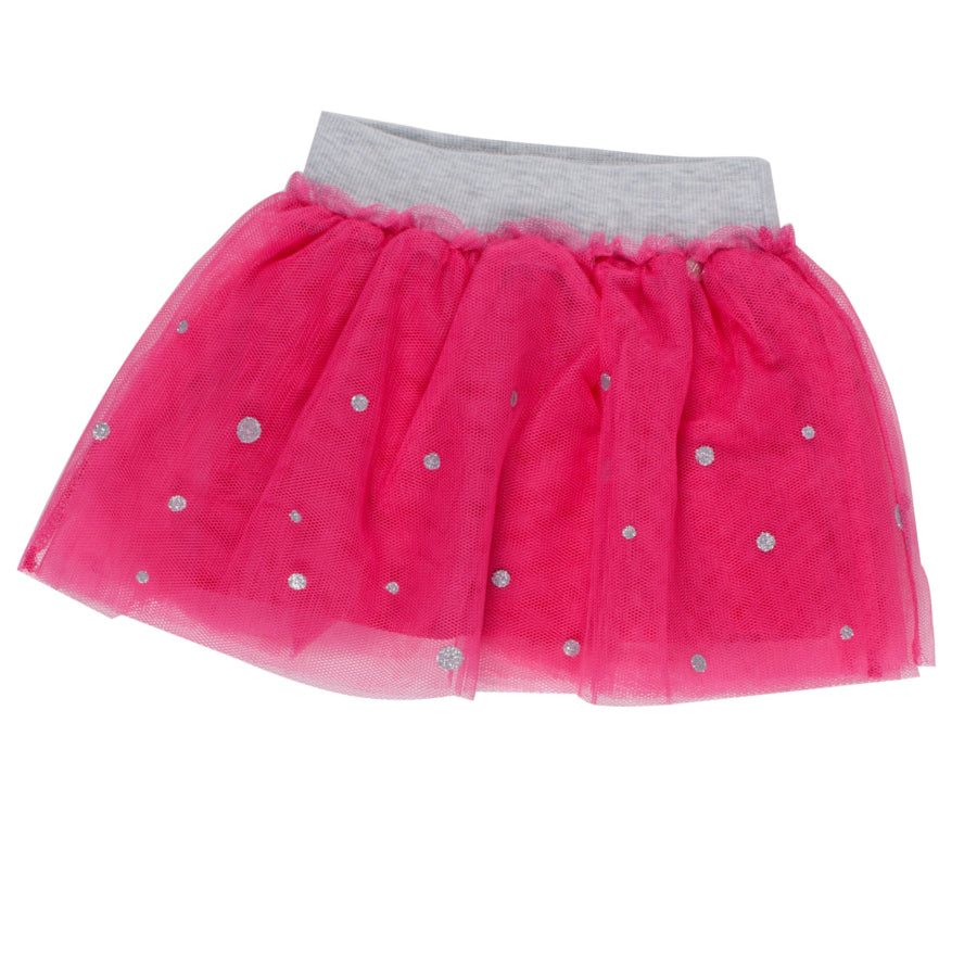 Jupe de la ligne vêtements fille Silvian Heach Kids ; modèle avec tissu élastique uni à la taille...