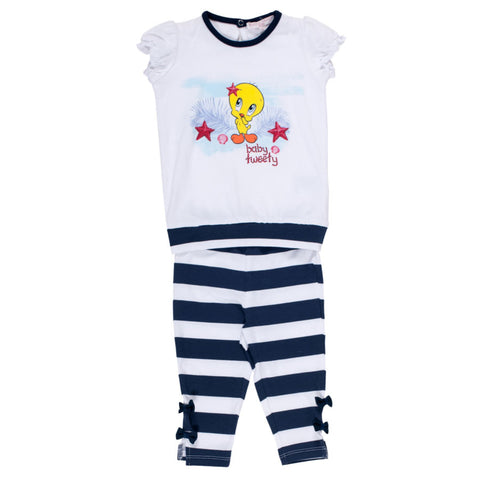 SET MAXISHIRT+LEGGINGS CARM - SILVIAN HEACH - Sesso: Bambina - Colore: Bianco - Stagione: Primavera-Estate
