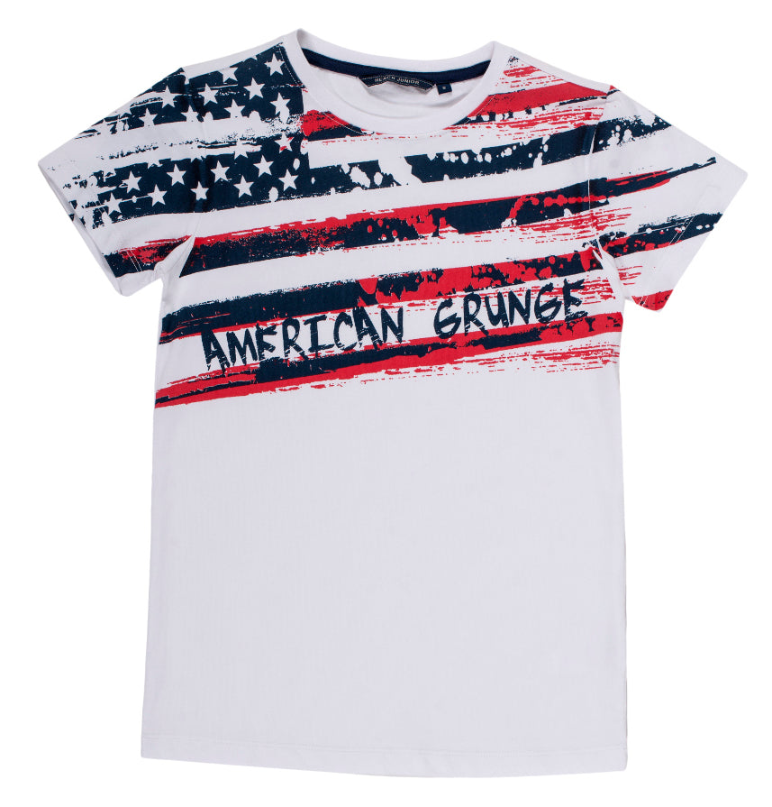 T-shirt de la ligne vêtements enfant Silvian Heach Kids ; modèle à manches courtes,
  avec un imp...