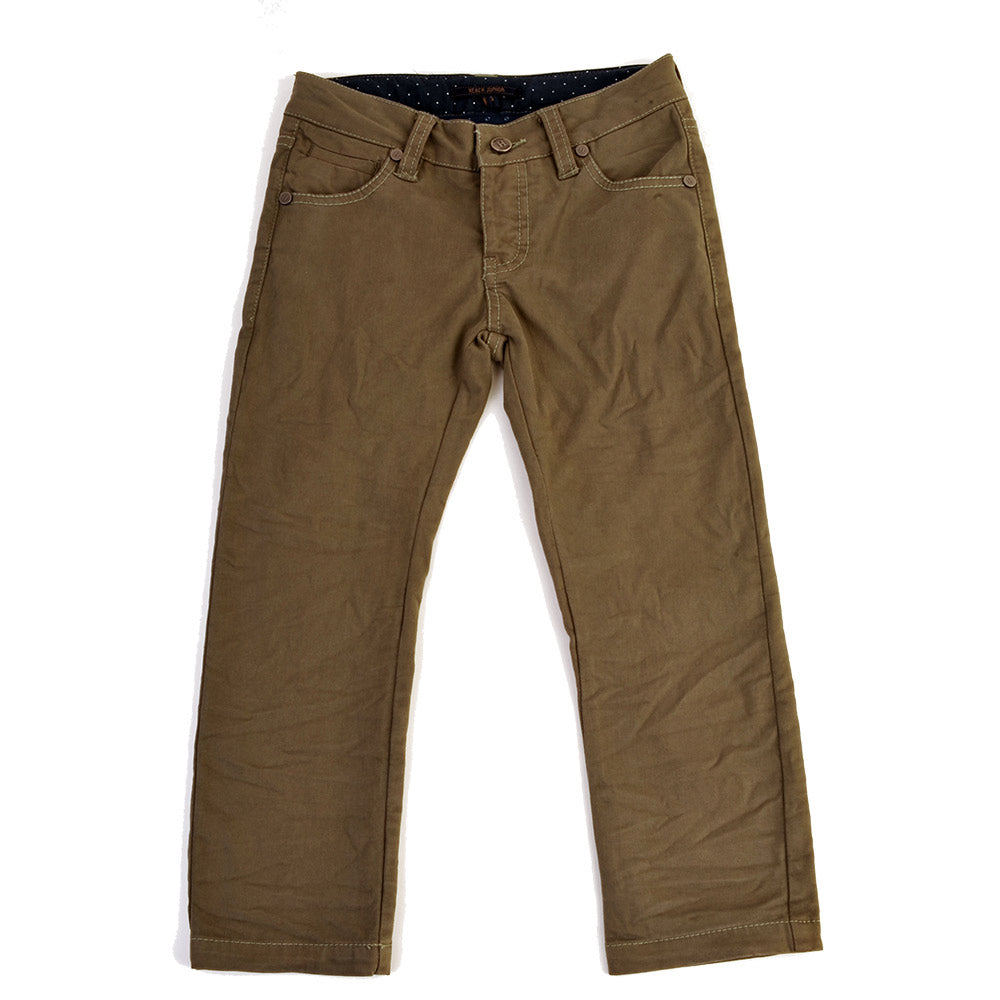 Pantalon large cinq poches de la ligne vêtements enfant Silvian Heach Kids, taille ajustable à la...