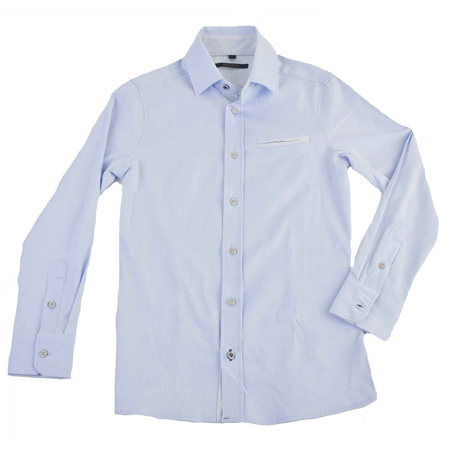 Chemise de la ligne vêtements enfant Silvian Heach Kids coupe régulière avec poche insérée sur le...