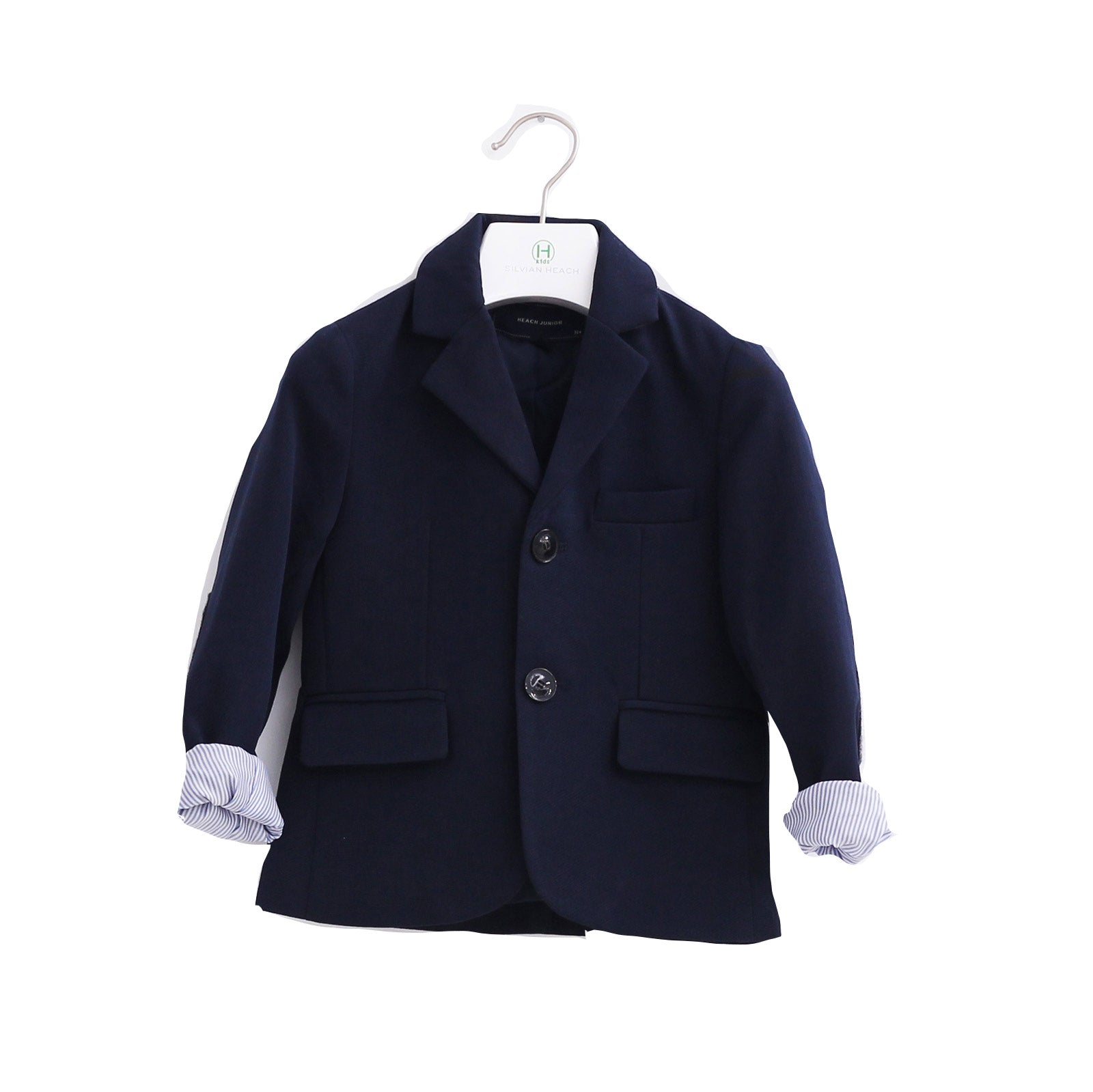 Blazer de la ligne vêtements enfant Silvian Heach coupe classique ; deux boutons et une poche poi...