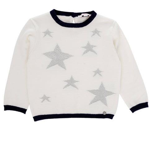 MAGLIONE - SILVIAN HEACH - Sesso: Bambina - Colore: Panna - Stagione: Autunno-Inverno