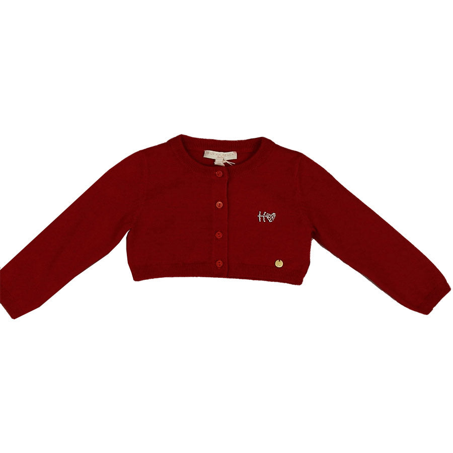 Cardigan de la ligne vêtements fille Silvian Heach Kids, fermeture avec petits boutons et petite ...