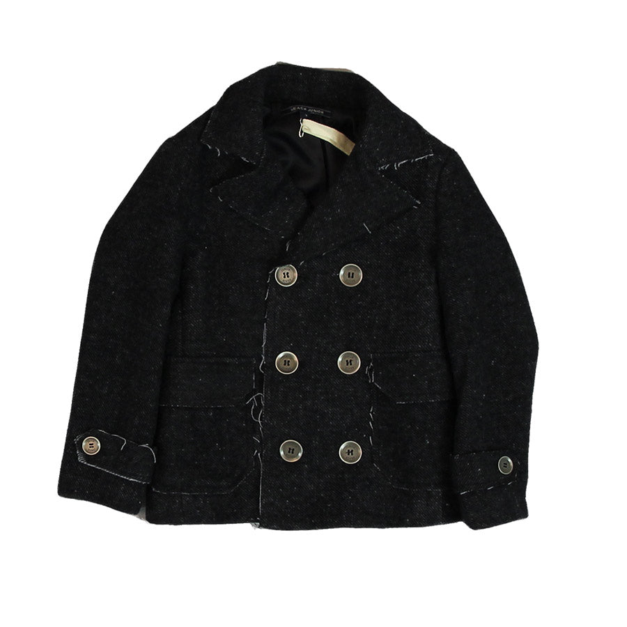 Manteau de la ligne vêtements enfant Silvian Heach Kids, croisé avec poches à l'avant, finitions ...
