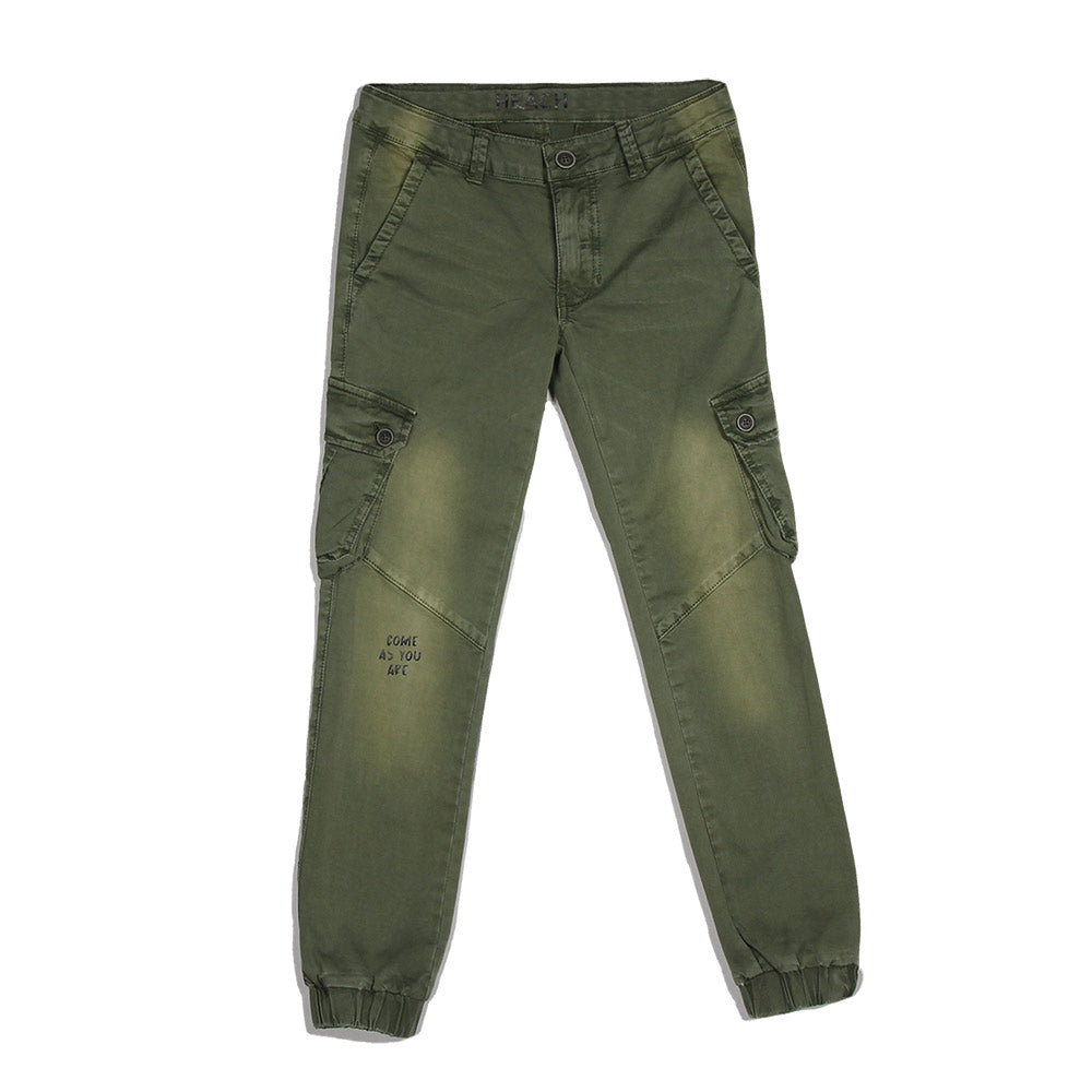 Pantalon de la ligne vêtements enfant Silvian Heach Junior, uni avec impression à l'avant et à l'...