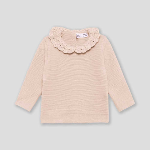 PULL À COL EN DENTELLE