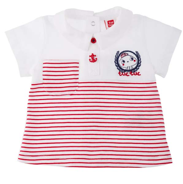 Polo de la ligne vêtements enfant Tuc Tuc avec poche sur le devant et imprimés.
Composé à 100 % d...