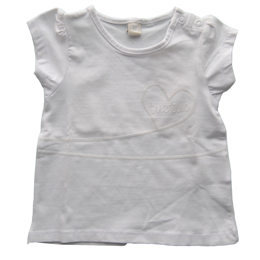 T-shirt basique de la ligne vêtements fille Tuc Tuc. Uni avec impression en velours ton sur ton.
...