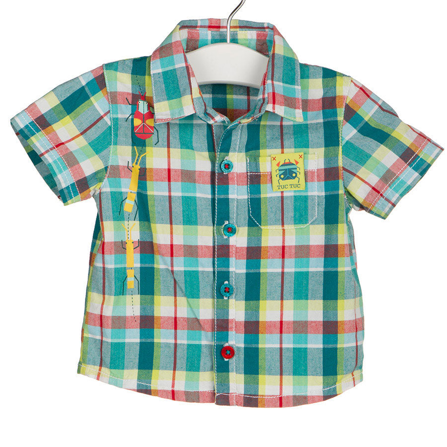 Chemise de la ligne vêtements enfant Tuc Tuc, modèle à manches courtes avec petite poche sur la p...