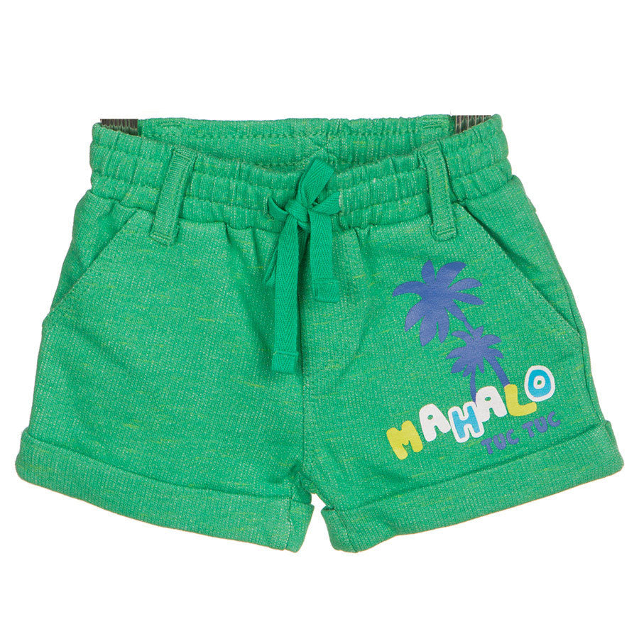 Bermuda en molleton de la ligne vêtements enfant Tuc Tuc avec petites poches sur les côtés et tai...