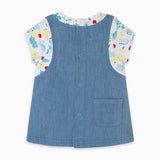 ABITO JEANS E JERSEY - Tuc Tuc - Sesso: Bambina - Colore: uni - Stagione: Primavera-Estate