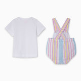 SALOPETTE POPELIN ET T-SHIRT