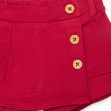 JUPE-PANTALON EN MOLLETON IMPRIMÉ