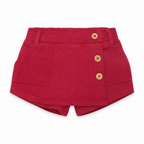 JUPE-PANTALON EN MOLLETON IMPRIMÉ