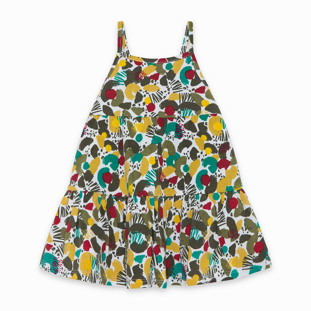 Robe de la Ligne Vêtements Fille Tuc Tuc, modèle robe d'été, avec fines bretelles et motif intégr...