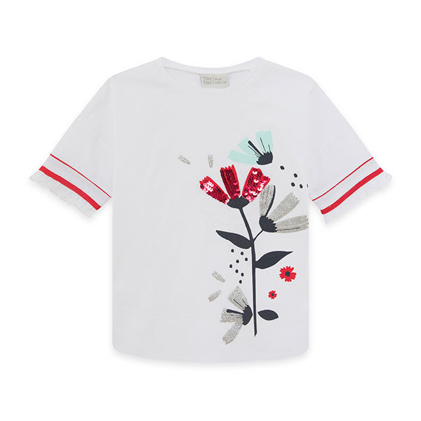 T-shirt de la ligne Vêtements Fille Tuc Tuc, collection Sea Lovers, avec
  impression colorée sur...
