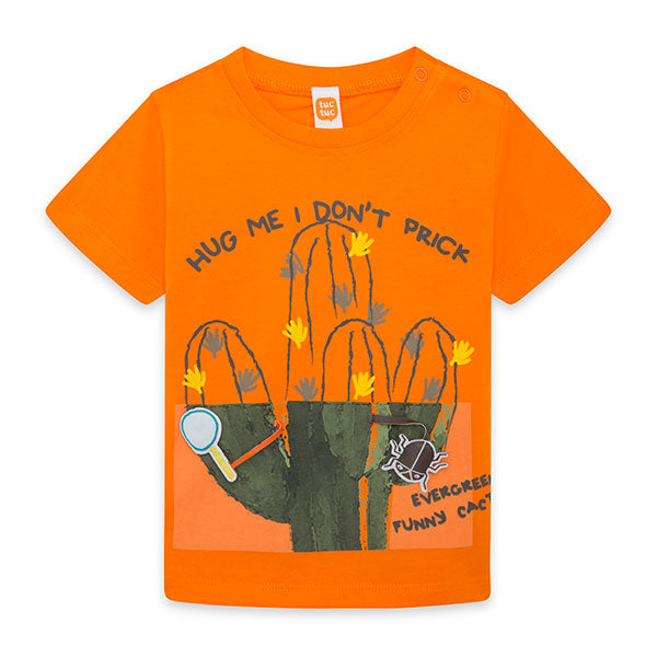 T-shirt de la Ligne Vêtements Enfant tuc Tuc, collection Fancactus. En couleurs vives et avec de ...