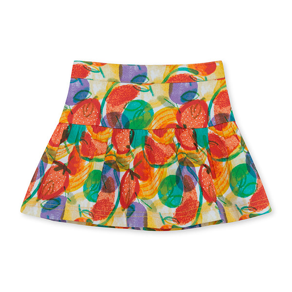 Jupe de la ligne de vêtements pour fille Tuc Tuc, collection Frutty Time. Plissée et avec un moti...