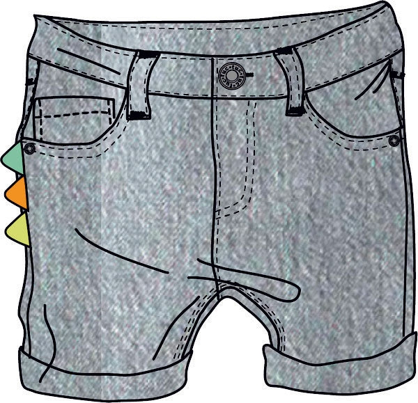 Short de la ligne Vêtements Enfant Tuc Tuc, collection In The Jungle, avec application
  de tissu...